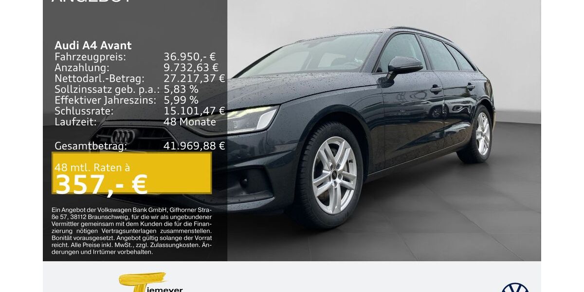 Audi A4 21.222 km 34.330 &euro; Bochum 44892