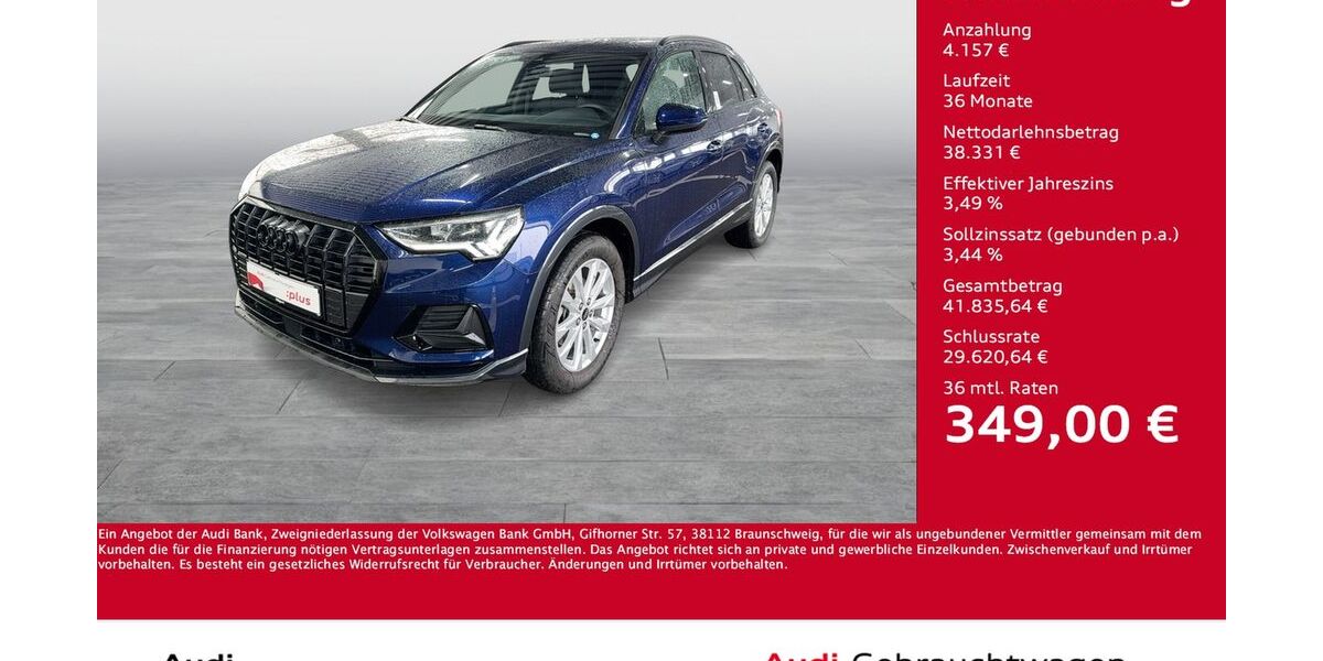 Audi Q3 7.427 km 39.811 &euro; Dortmund 44143