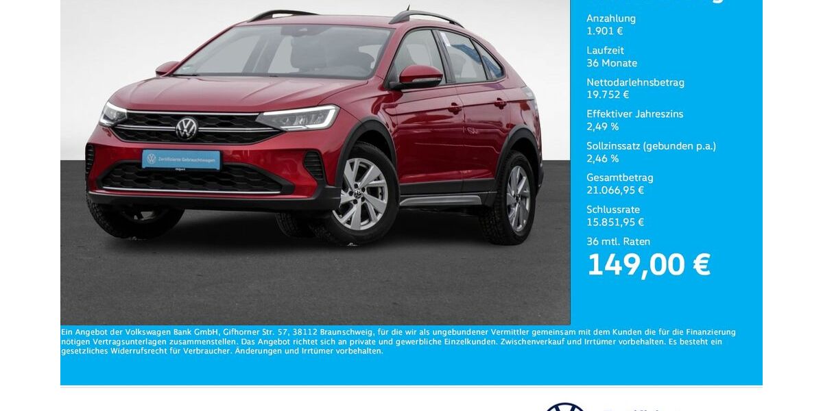 VW Taigo 6.934 km 20.811 &euro; Dortmund 44141