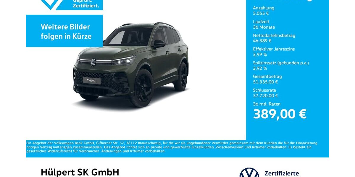 VW Tiguan 14.078 km 47.944 &euro; Bergkamen 59192