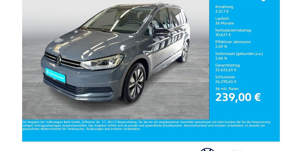 VW Touran 14.619 km 33.944 &euro; Unna 59423