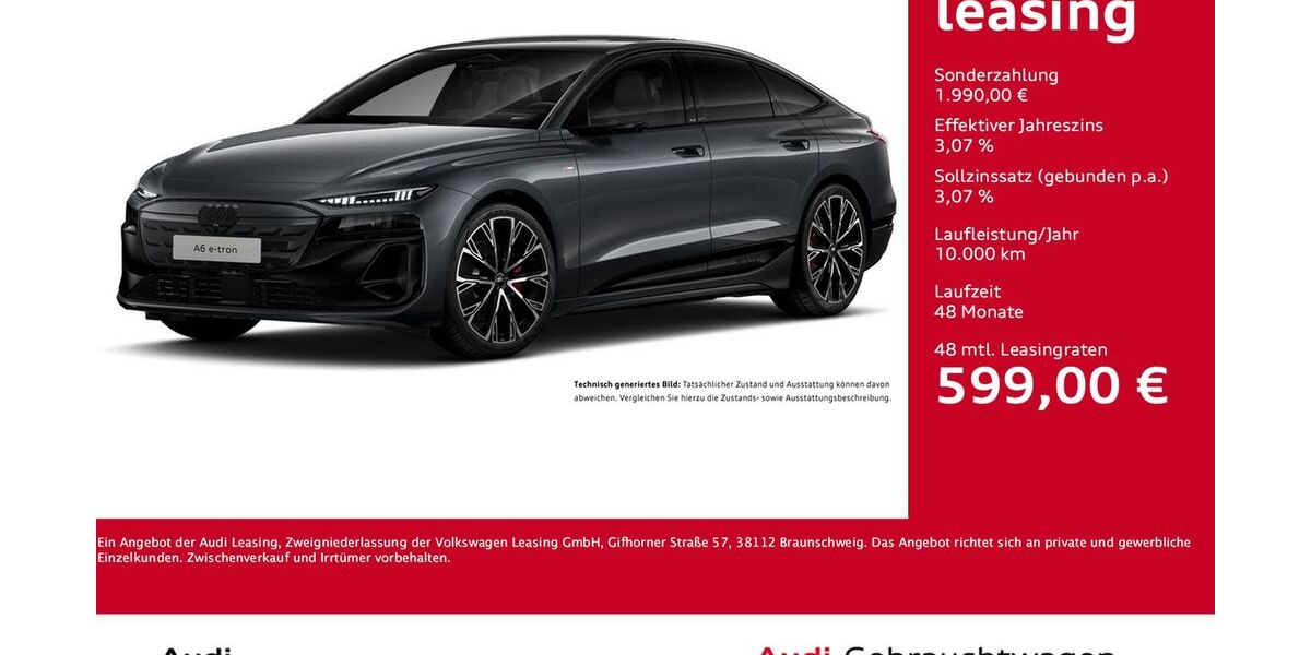 Audi A6 e-tron 18.002 km 63.488 &euro; Dortmund 44143