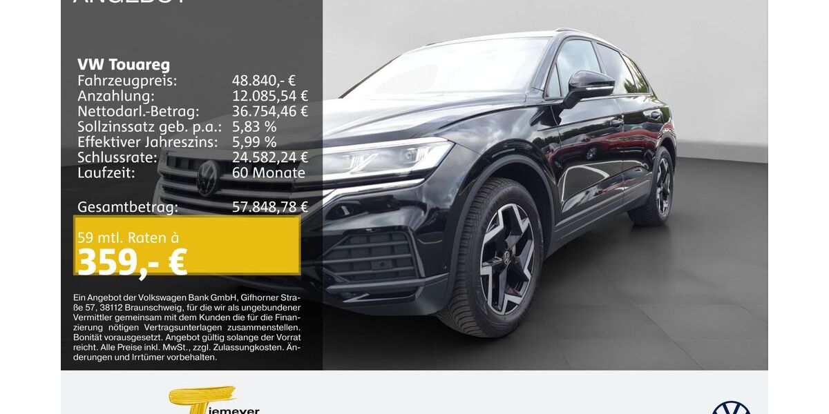 VW Touareg 59.228 km 46.680 &euro; Bochum 44892
