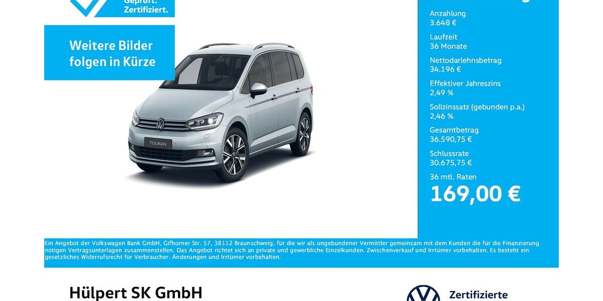VW Touran 4.337 km 37.844 &euro; Bergkamen 59192