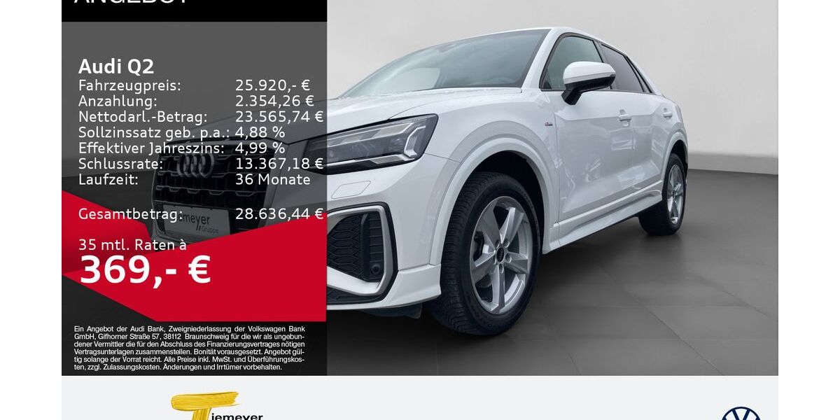 Audi Q2 43.240 km 25.460 &euro; Bochum 44892