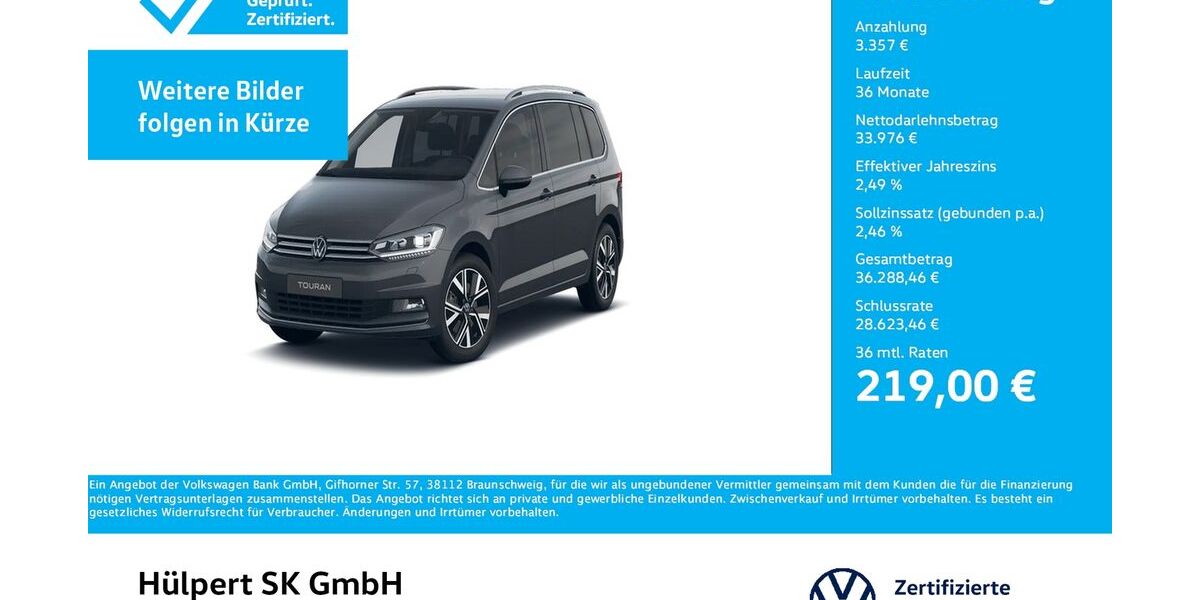 VW Touran 18.987 km 36.388 &euro; Bergkamen 59192