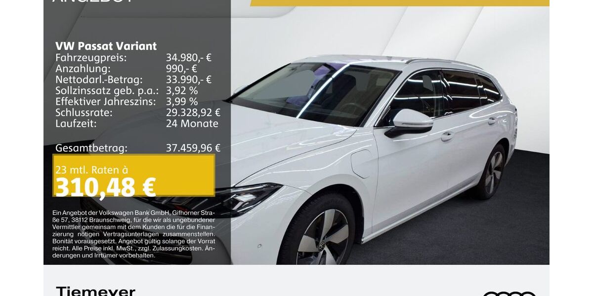 VW Passat Variant 25.718 km 33.980 &euro; Bochum 44809