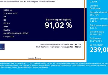 VW ID.3 54.022 km 20.732 &euro; Dortmund 44379