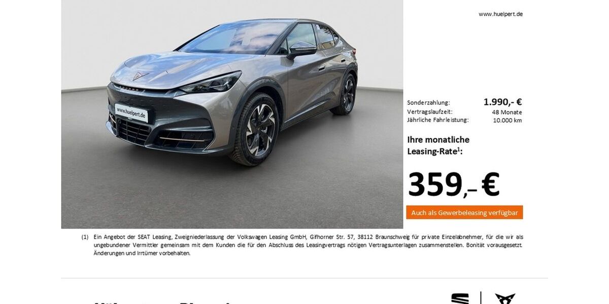 Cupra Tavascan 9.798 km 37.440 &euro; Dortmund 44269