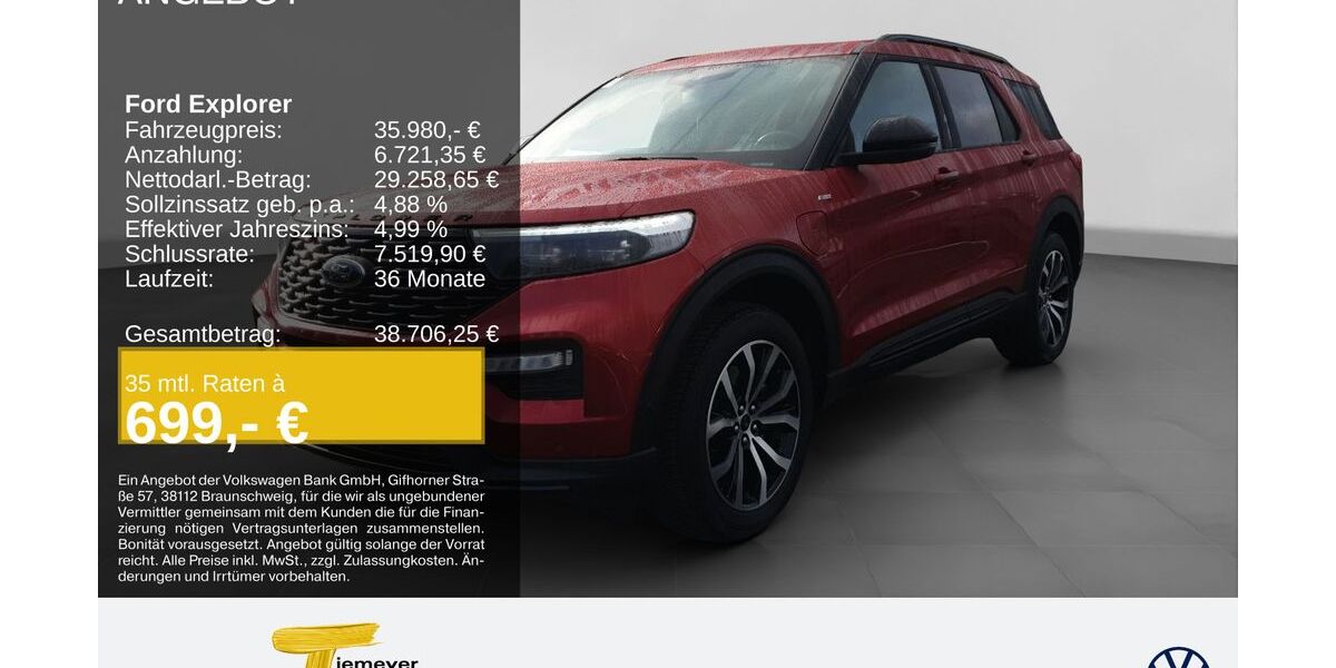 Ford Explorer 92.554 km 33.460 &euro; Bochum 44892