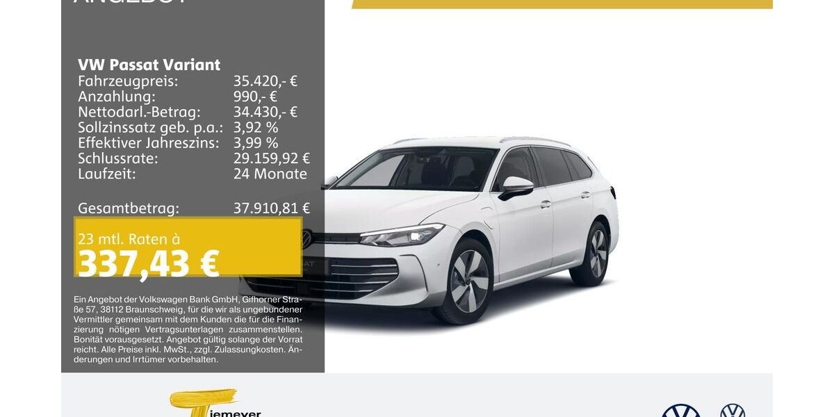 VW Passat Variant 29.903 km 35.420 &euro; Marl 45770
