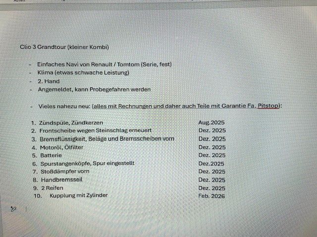 Renault Clio 131.000 km 4.800 &euro; Dortmund 44379