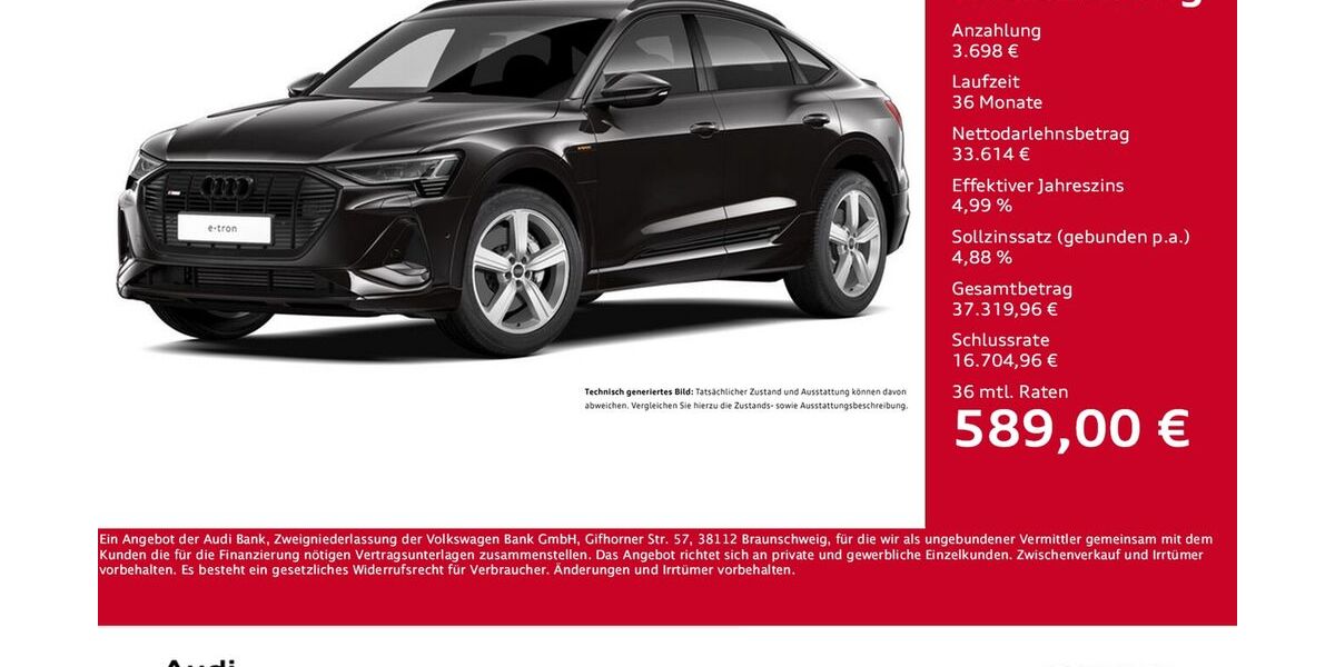 Audi e-tron 41.450 km 36.475 &euro; Dortmund 44143