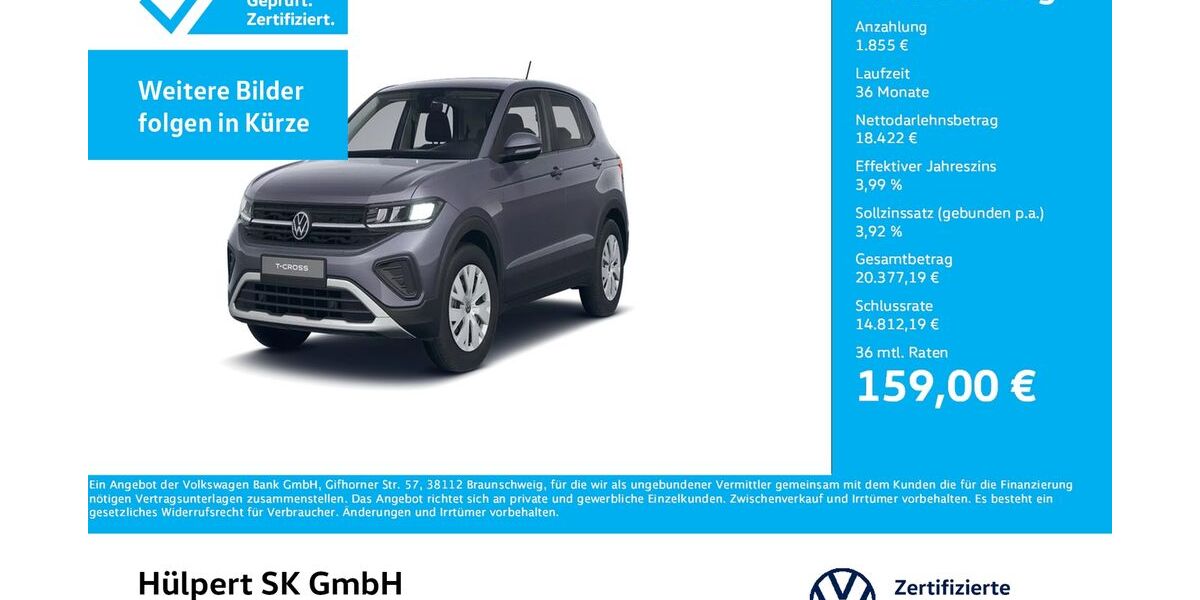 VW T-Cross 15.549 km 19.666 &euro; Bergkamen 59192