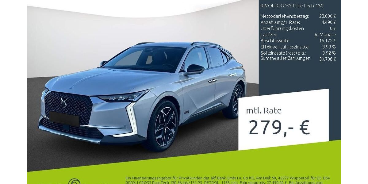 DS Automobiles DS4 29.302 km 25.980 &euro; Dortmund 44263