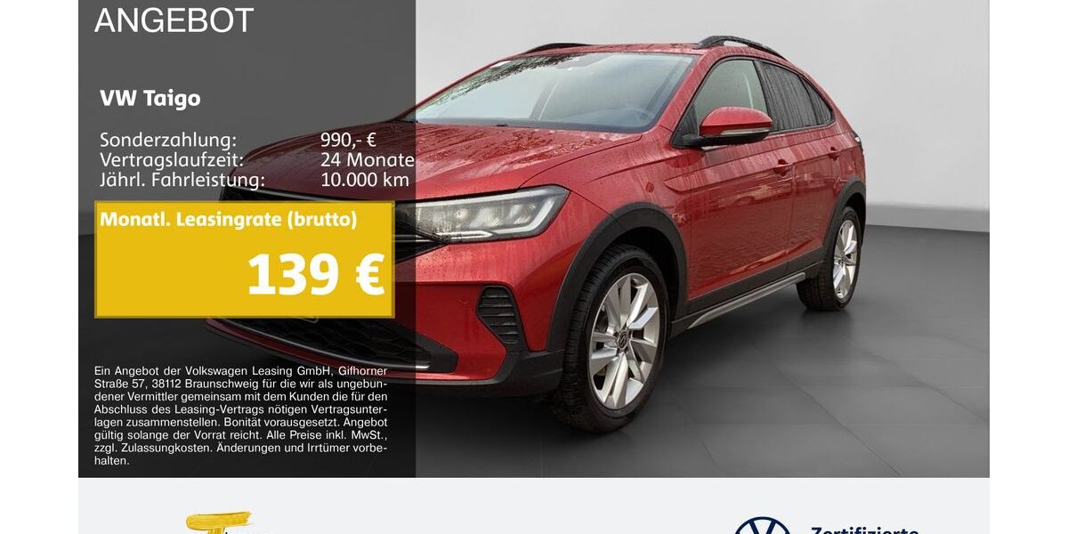 VW Taigo 13.266 km 23.440 &euro; Castrop-Rauxel 44575