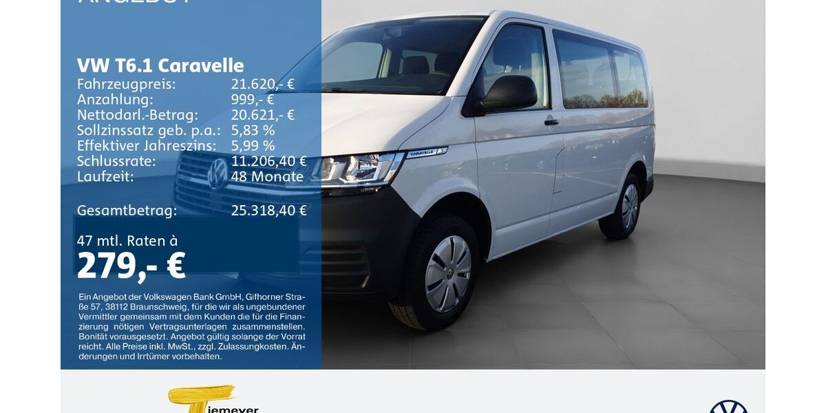 VW T6 Caravelle 87.492 km 21.620 &euro; Herne 44653