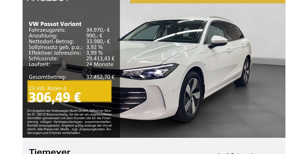 VW Passat Variant 26.081 km 33.750 &euro; Bochum 44809
