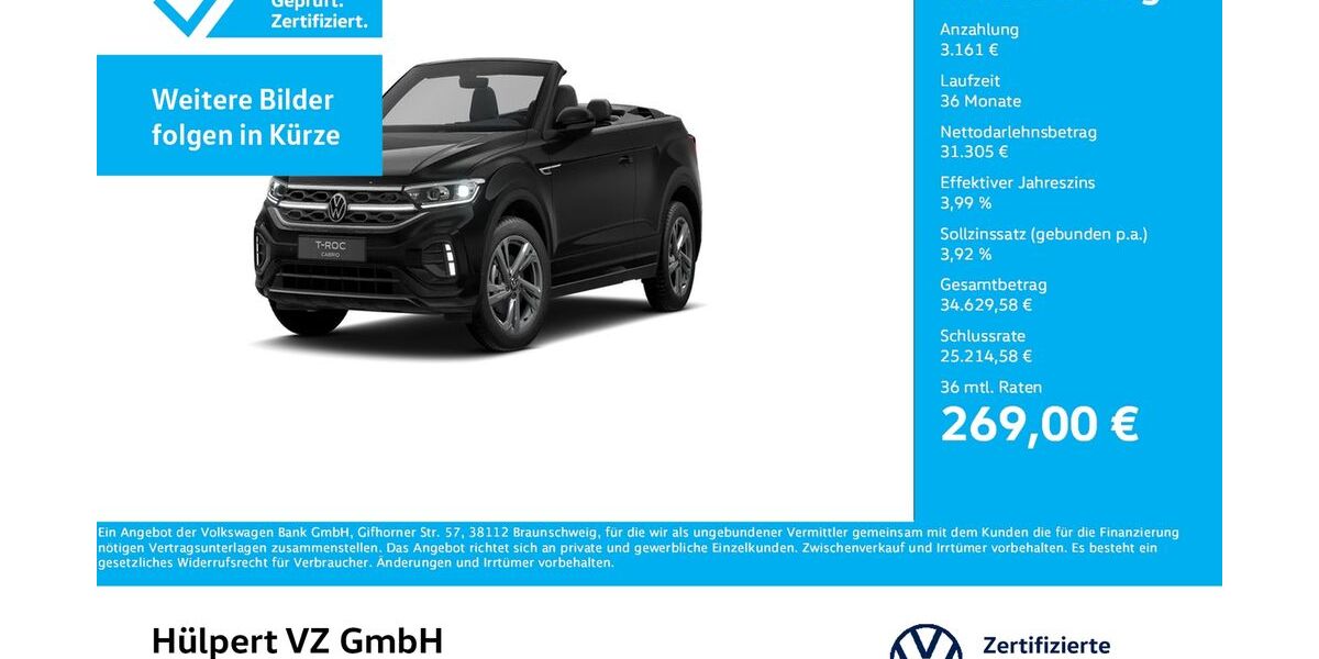 VW T-Roc 6.294 km 34.466 &euro; Dortmund 44141