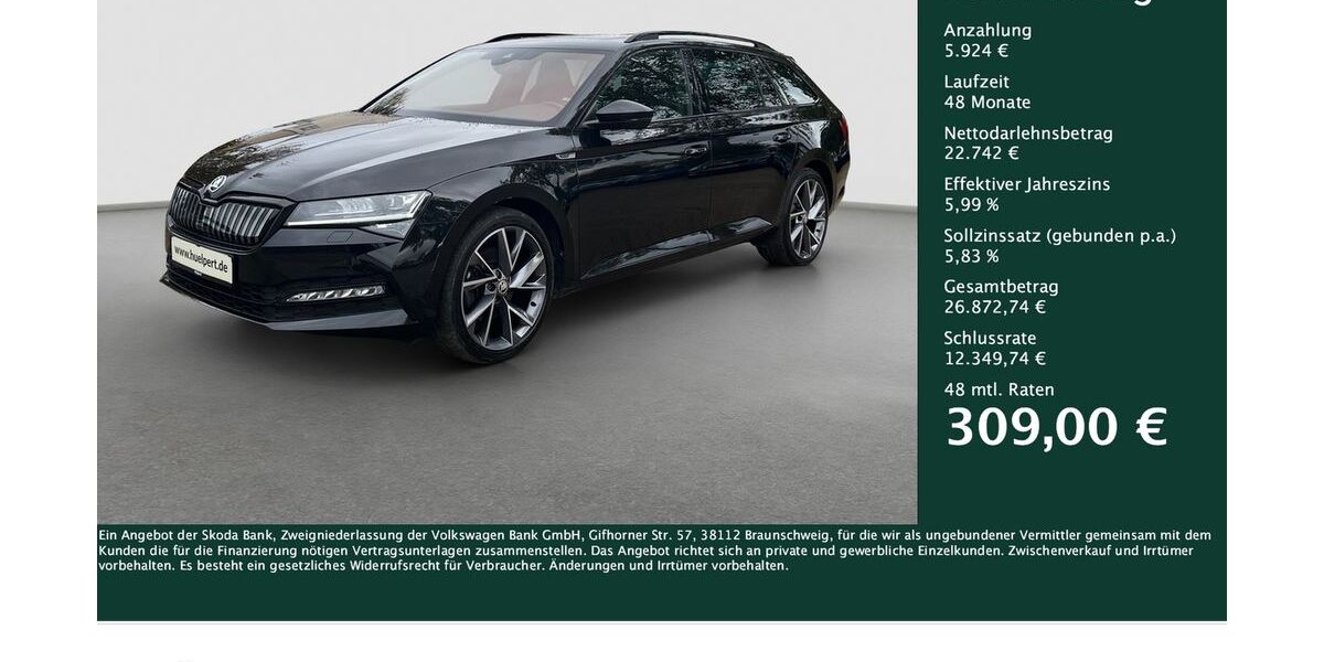 Skoda Superb 50.459 km 27.888 &euro; Dortmund 44269