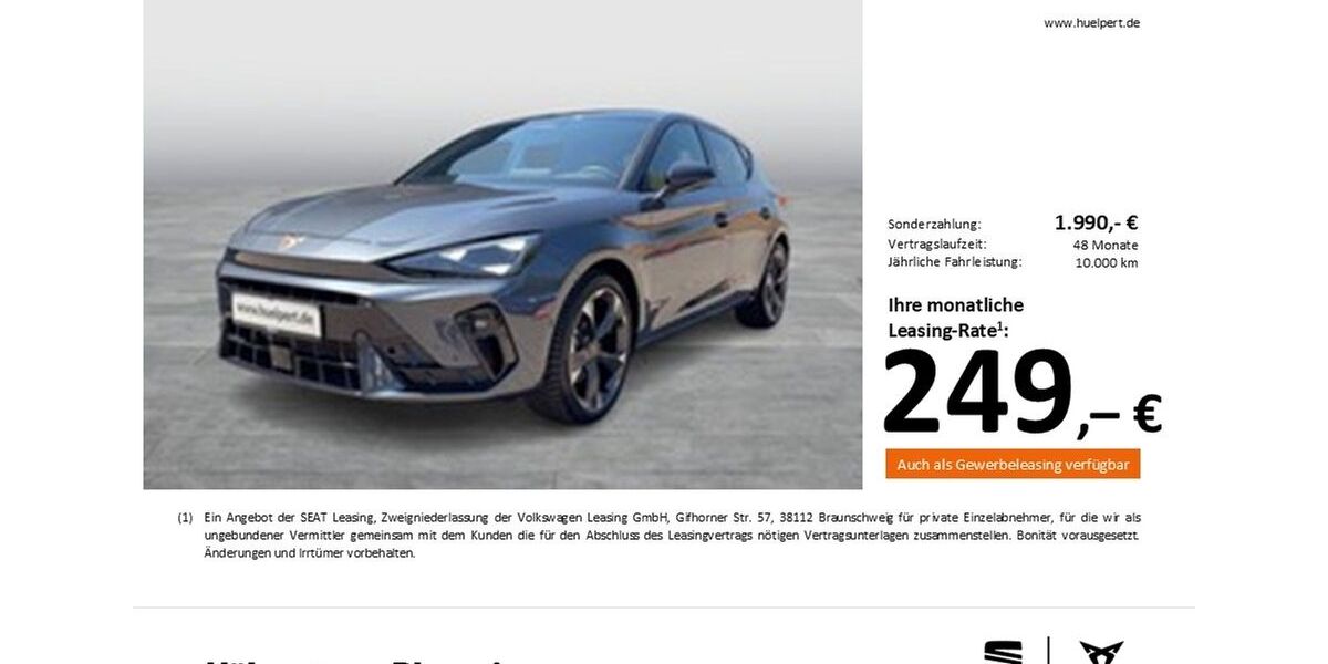 Cupra Leon 3.221 km 29.880 &euro; Dortmund 44269