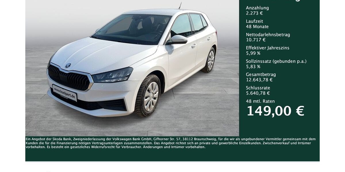 Skoda Fabia 91.027 km 12.859 &euro; Dortmund 44269
