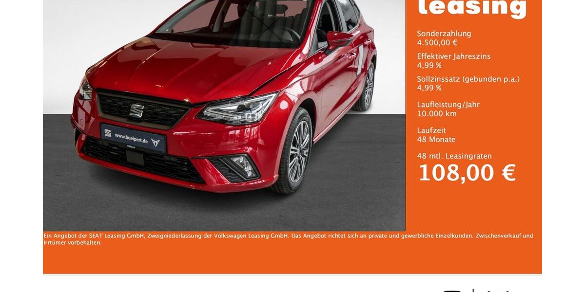 Seat Ibiza 1.990 km 23.222 &euro; Dortmund 44379