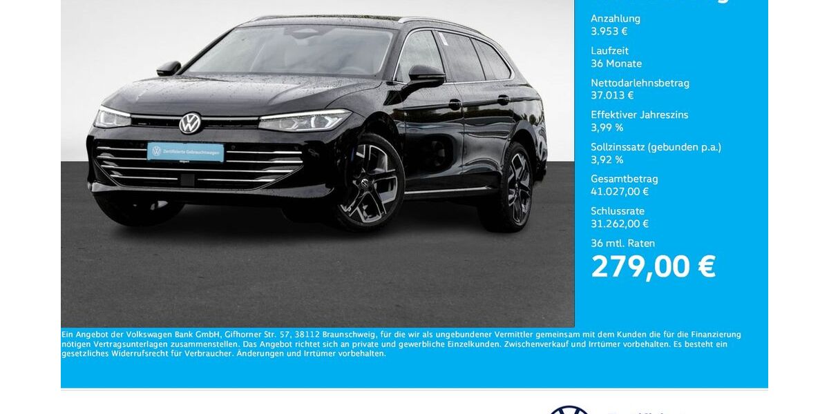 VW Passat Variant 4.594 km 41.966 &euro; Unna 59423