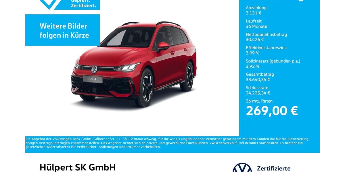 VW Golf 9.910 km 31.233 &euro; Bergkamen 59192