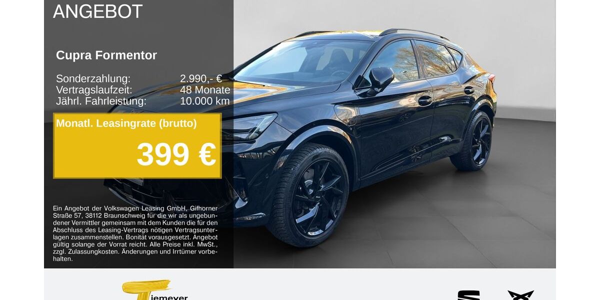 Cupra Formentor 9.900 km 41.290 &euro; Hemer 58675